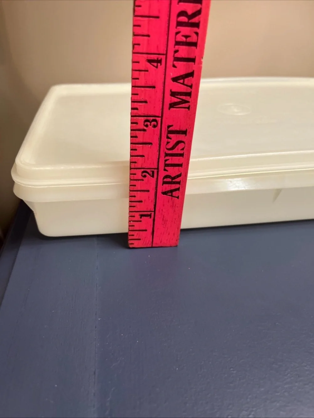 Tupperware White Rectangular Storage Lid